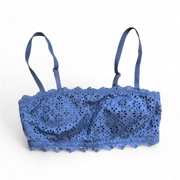 Auden Other - Auden Blue Lace Wirefree Bralette Bra